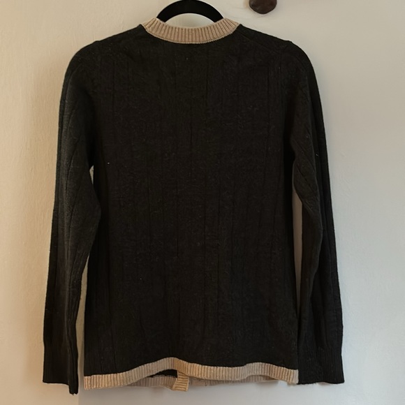 Nili Lotan grey cashmere wool cardigan - Picture 5 of 7